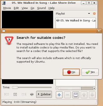 Ubuntu MP3 codec dialog